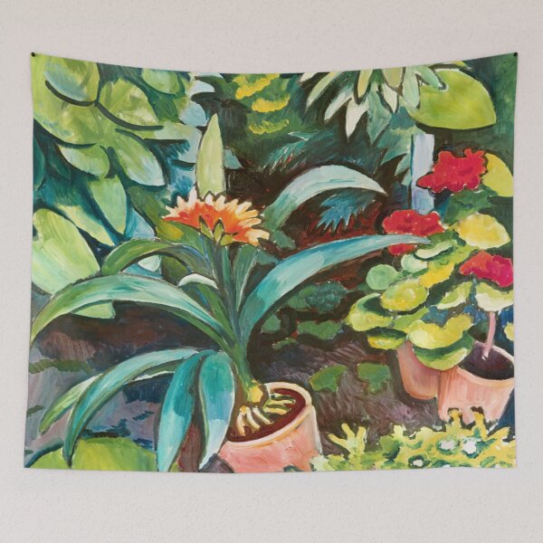 Item preview, Flowers in the garden, Clivia and Pelargonien designed and sold by SharonTheFirst.