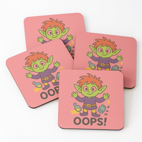 Item preview, Zirik the Naughty Goblin – Oops! designed and sold by DesignShopAD.