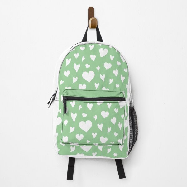 Item preview, Love Hearts - White Spring Greenery Pattern designed and sold by Daniel Bevis Design.