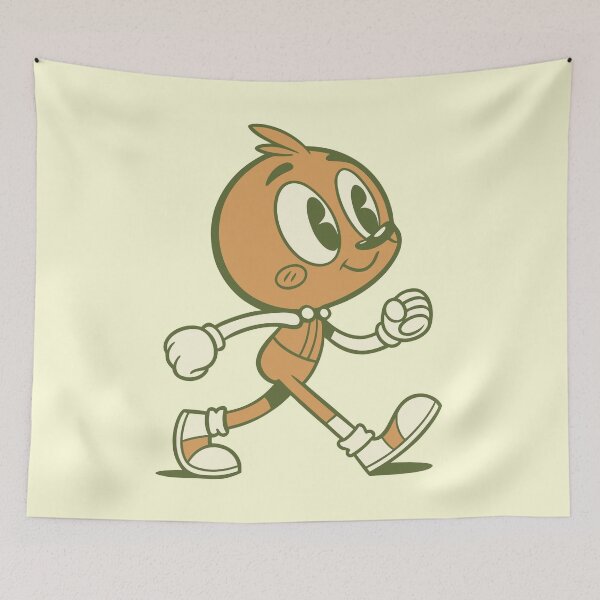 Item preview, Vintage Cartoon Character Strolling designed and sold by Banana Split Collective.
