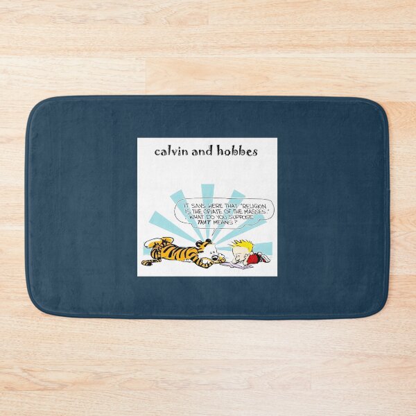 Item preview, Calvin And Hobbes: Religion Opium Quote | Limited Edition designed and sold by ThomasJensen.
