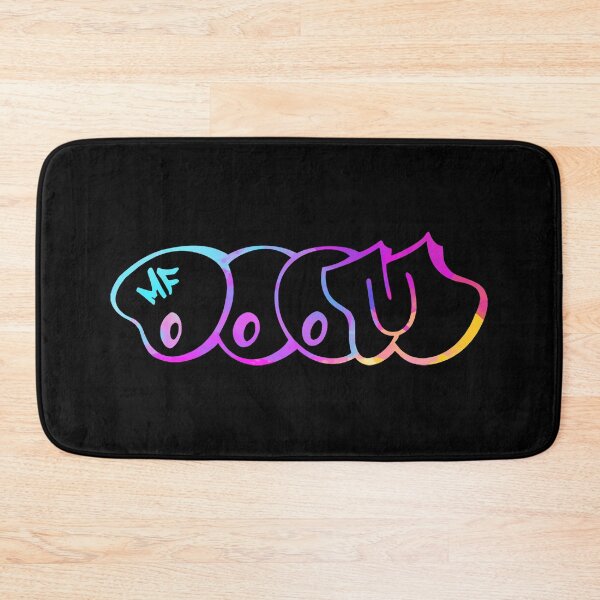 Item preview, MF Doom Graffiti Bubble Letters Neon Gradient Typography designed and sold by diablo1368.