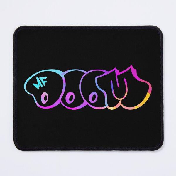 Item preview, MF Doom Graffiti Bubble Letters Neon Gradient Typography designed and sold by diablo1368.