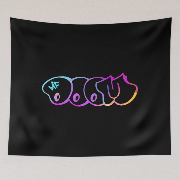 Item preview, MF Doom Graffiti Bubble Letters Neon Gradient Typography designed and sold by diablo1368.