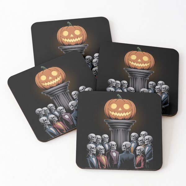 Item preview, Waiting for Halloween Skeleton Pumpkin Spooky Autumn Ghost, Cute Gothic Skeleton, Halloween Pumpkin Design designed and sold by Marpin91.