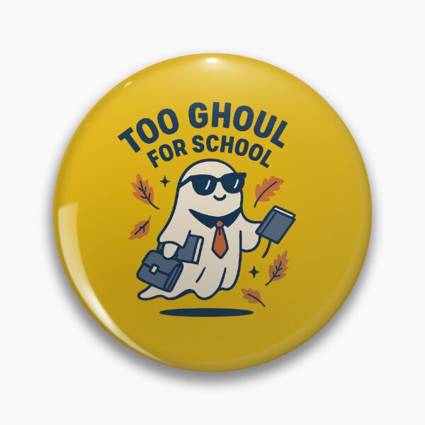 Item preview, Too Ghoul for School – Funny Ghost Halloween Pun designed and sold by BloomKind.