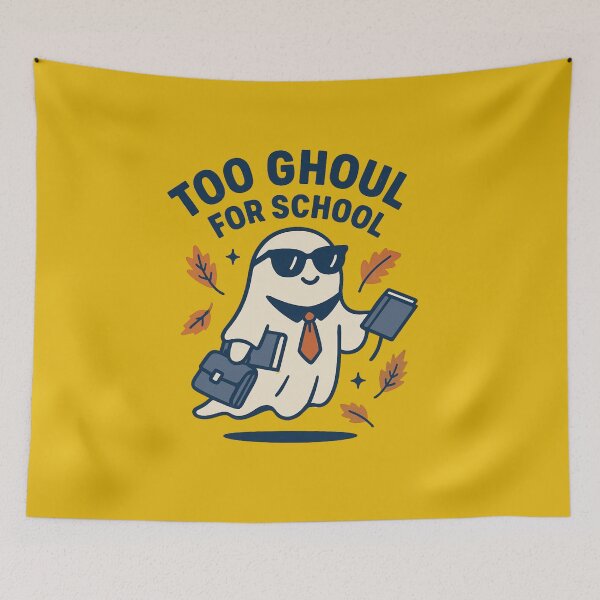 Item preview, Too Ghoul for School – Funny Ghost Halloween Pun designed and sold by BloomKind.
