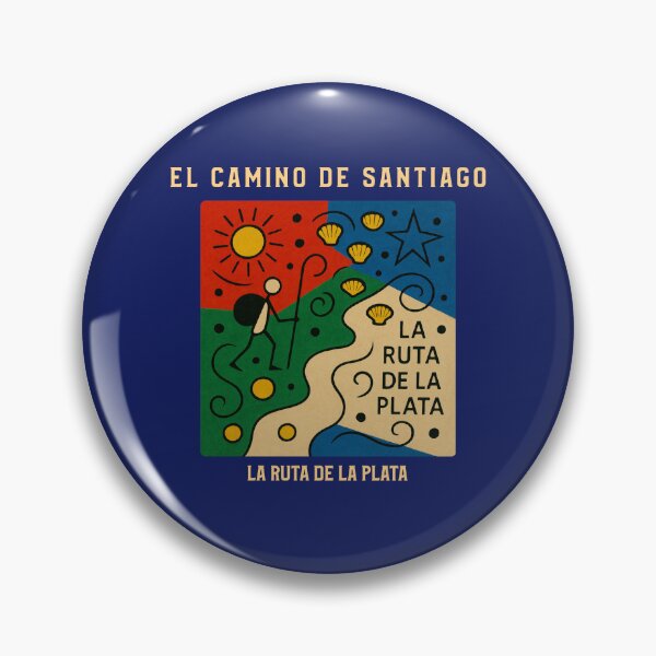 Item preview, El Camino - La Ruta de La Plata | Miró Inspired Abstract Art designed and sold by BuenCamino.Store.