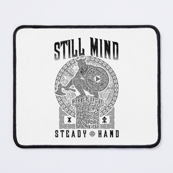 Item preview, Viking Warrior Still Mind Steady Hand Norse Mythology Runes designed and sold by GrandeDuc.