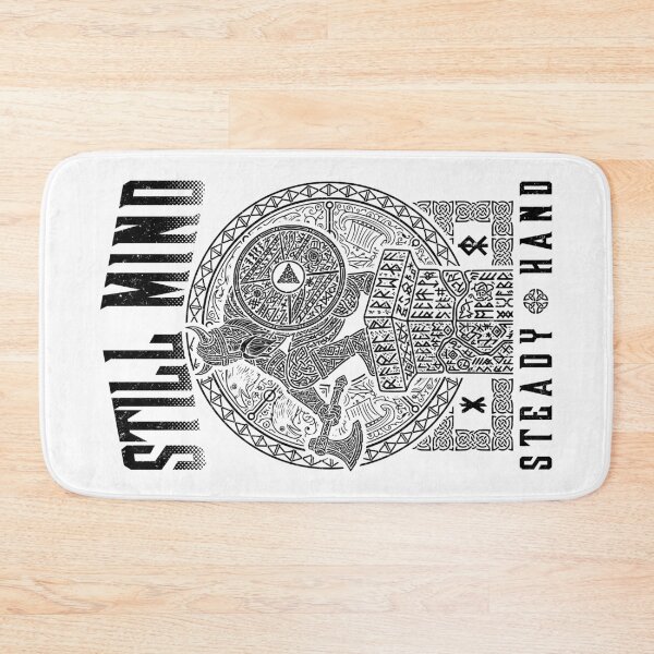 Item preview, Viking Warrior Still Mind Steady Hand Norse Mythology Runes designed and sold by GrandeDuc.