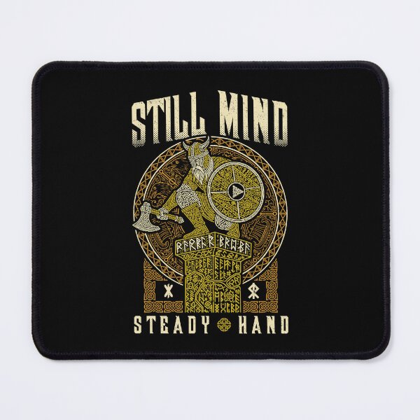 Item preview, Viking Warrior Still Mind Steady Hand Norse Mythology Runes designed and sold by GrandeDuc.