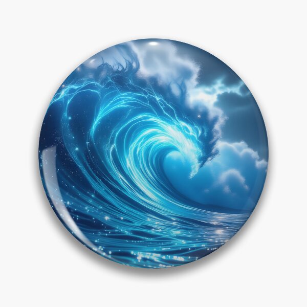 Item preview, Dynamic wave of glowing energy and light designed and sold by homydesign.