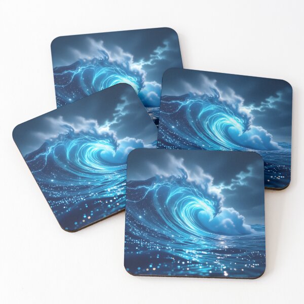 Item preview, Dynamic wave of glowing energy and light designed and sold by homydesign.