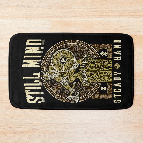 Item preview, Viking Warrior Still Mind Steady Hand Norse Mythology Runes designed and sold by GrandeDuc.