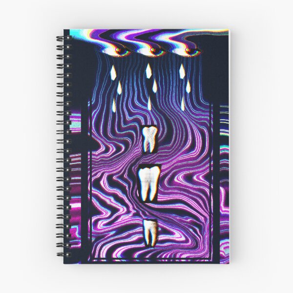 Item preview, Modern Psychedelic Collage Tarot Card Dark Purple and Blue designed and sold by itsjesscuz.
