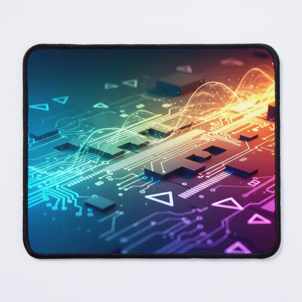 Item preview, An abstract depiction of a glowing circuit board designed and sold by homydesign.