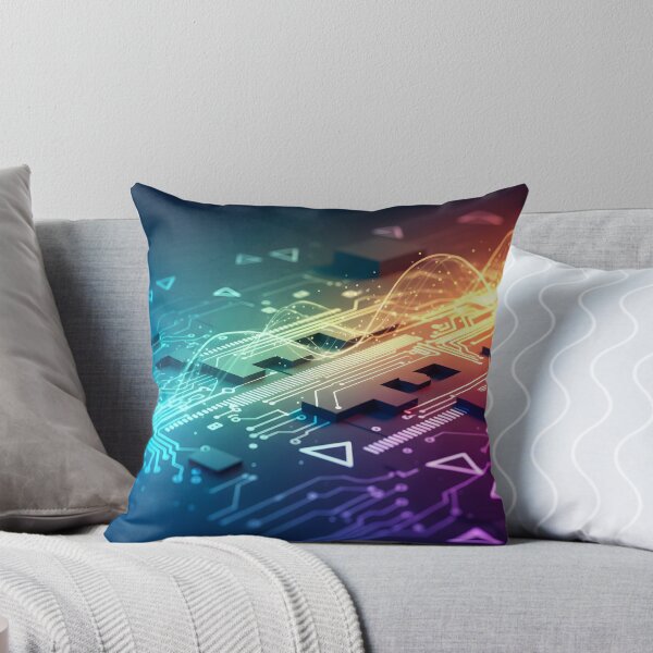 Item preview, An abstract depiction of a glowing circuit board designed and sold by homydesign.
