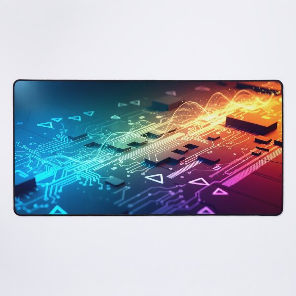 Item preview, An abstract depiction of a glowing circuit board designed and sold by homydesign.