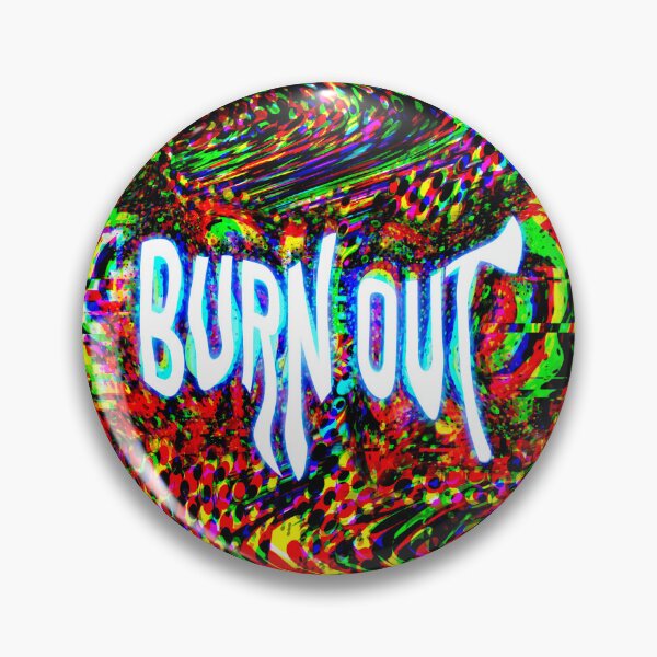 Item preview, BURN OUT! Trippy Psychedelic Noise Warped TV Static designed and sold by itsjesscuz.
