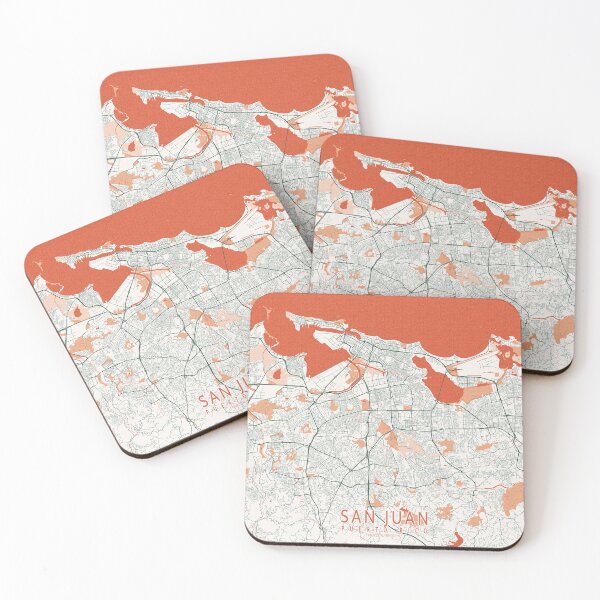 Item preview, San Juan City Map of Puerto Rico - Bohemian designed and sold by deMAP.