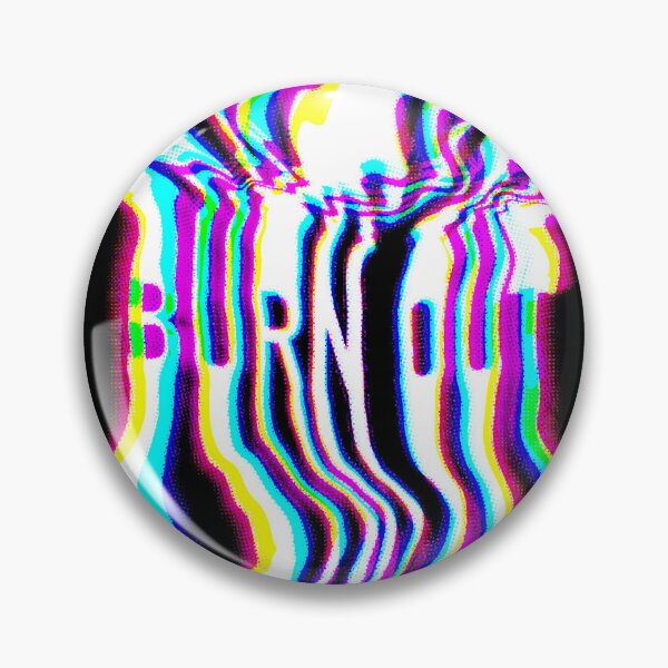 Item preview, BURN OUT Trippy Psychedelic Noise Warped TV Static designed and sold by itsjesscuz.