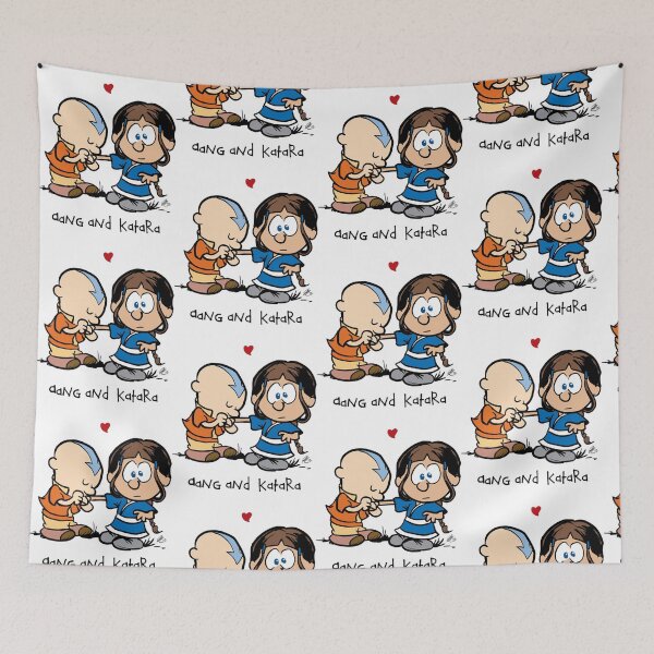 Item preview, Aang and  Katara designed and sold by SintaArtStore0.
