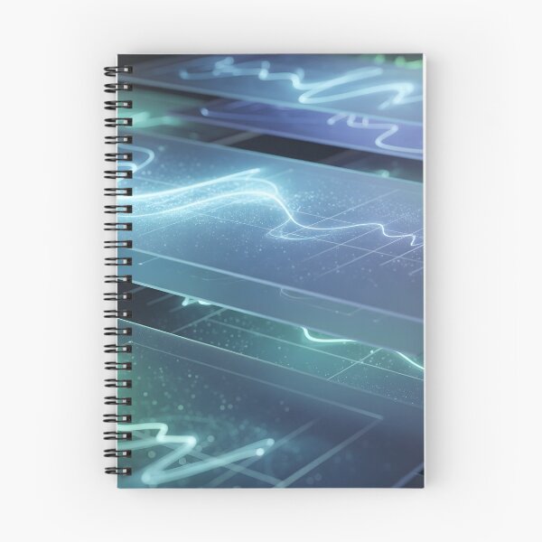 Item preview, An abstract data analysis with glowing graphs designed and sold by homydesign.