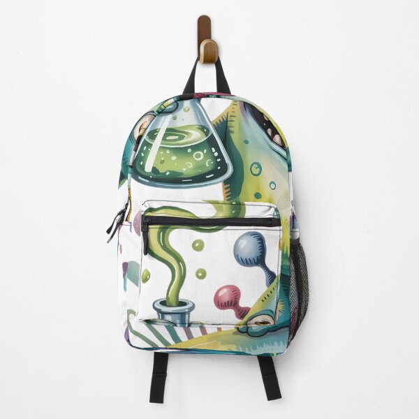 Item preview, Playful Monster In Science Lab designed and sold by MelodyAdilap.