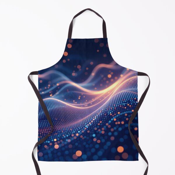 Item preview, Data waves with a glowing particle network designed and sold by homydesign.