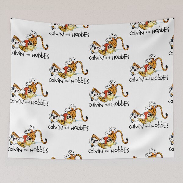 Item preview, Calvin  and Hobbes laugh designed and sold by SintaArtStore0.