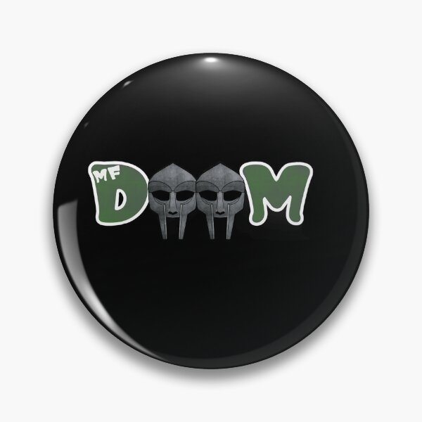 Item preview, MF Doom Mask Double Icon Bold Lettering Green Theme designed and sold by diablo1368.