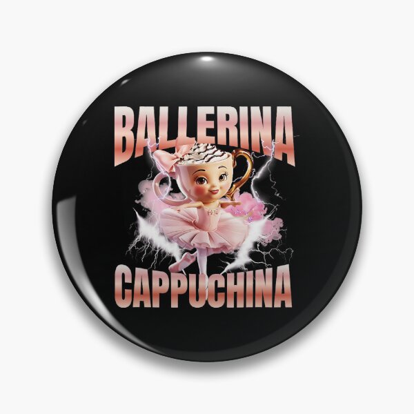 Item preview, Brainrot Ballerina Cappuchina Cute Coffee Cup Character Pink Dance designed and sold by jotaro210.