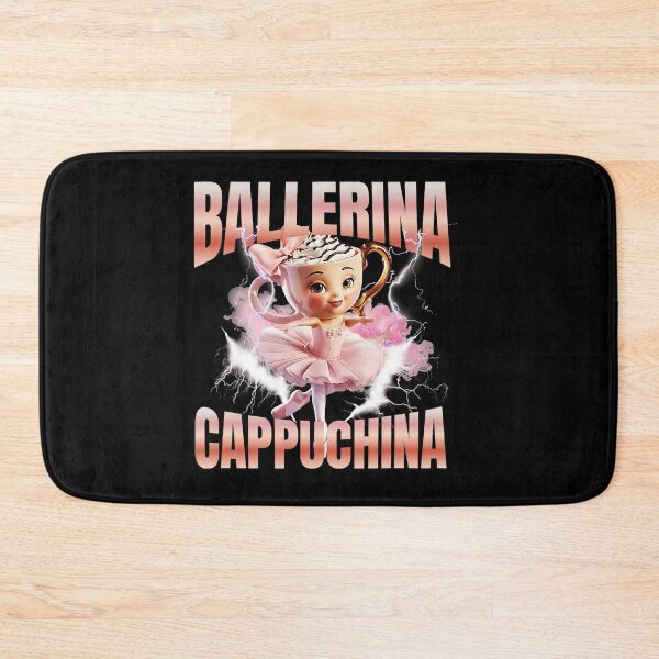 Item preview, Brainrot Ballerina Cappuchina Cute Coffee Cup Character Pink Dance designed and sold by jotaro210.