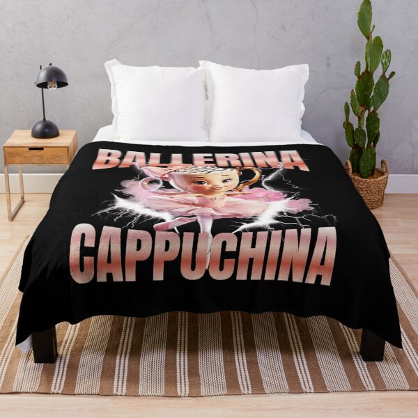 Item preview, Brainrot Ballerina Cappuchina Cute Coffee Cup Character Pink Dance designed and sold by jotaro210.