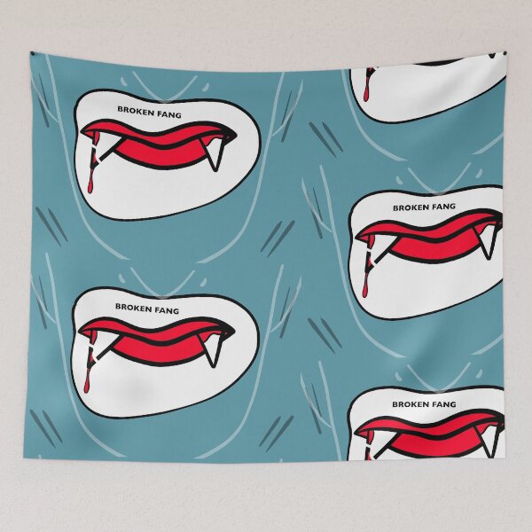 Item preview, Halloween doodle cartoon Dracula's fangs designed and sold by nongsao4.