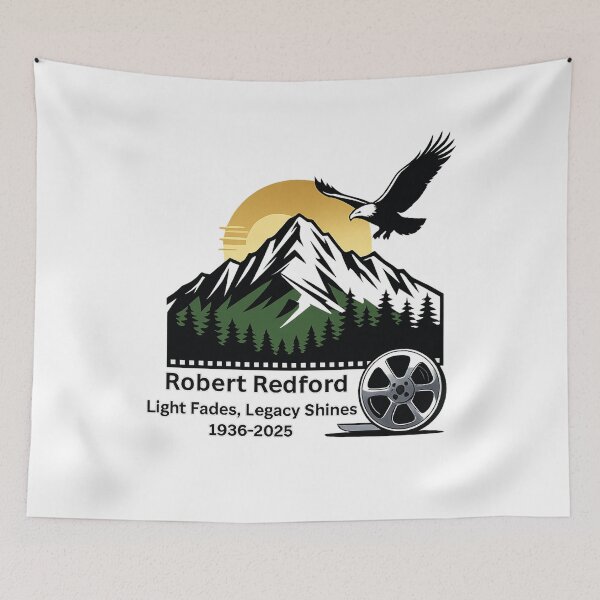 Item preview, Rest in Pace Robert Redford 1936-2025 designed and sold by PugPuppyLife.