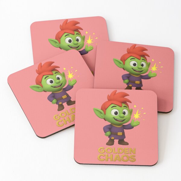 Item preview, Zirik the Mischievous Goblin – Golden Chaos designed and sold by DesignShopAD.