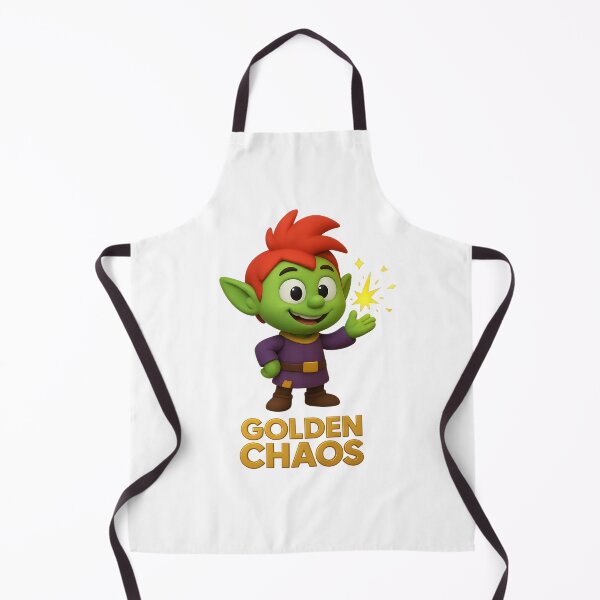 Item preview, Zirik the Mischievous Goblin – Golden Chaos designed and sold by DesignShopAD.