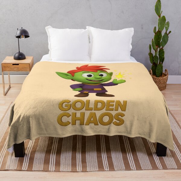 Item preview, Zirik the Mischievous Goblin – Golden Chaos designed and sold by DesignShopAD.