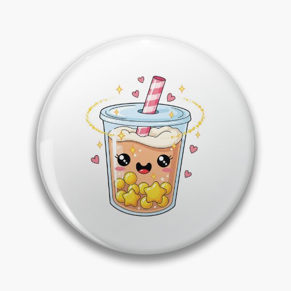 Item preview, Cute Kawaii Magical Star Boba Tea designed and sold by istoriadesign.