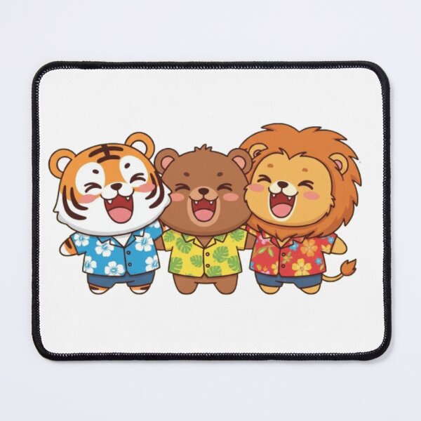 Item preview, Tiger, lion, bear laugh designed and sold by PP&RAINBOW SHOP.