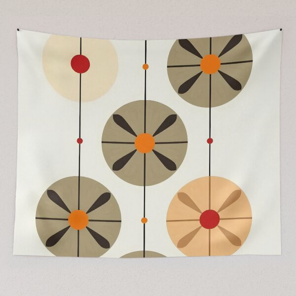 Item preview, Retro Mid Century Modern Pattern  designed and sold by GraphicsClub.