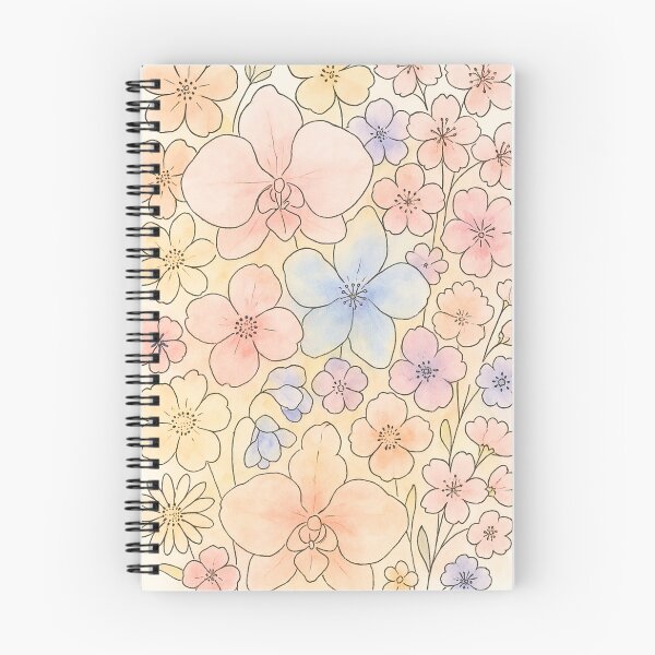 Item preview, Pastel Watercolor Floral Pattern designed and sold by Orchidify.