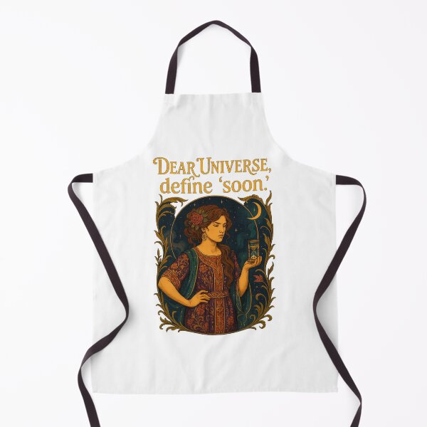 Item preview, Dear Universe Define Soon Art Nouveau T-Shirt | Patience Humor Spiritual designed and sold by MySpiritTravels.