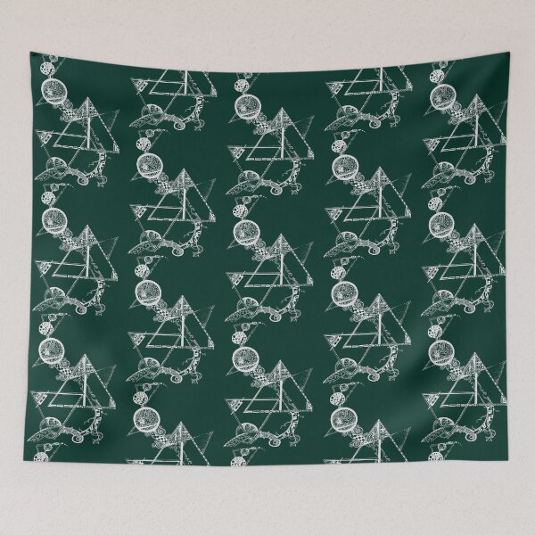 Item preview, Time and space (white design) designed and sold by kzfmdesign.
