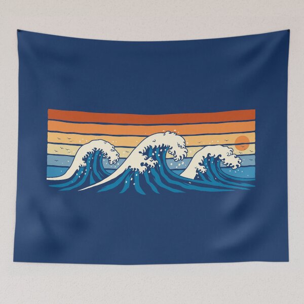 Item preview, Retro Waves - The Great Kawakawa designed and sold by erion5k.