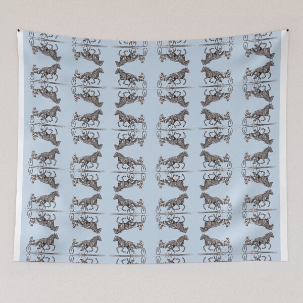 Item preview, Vintage horse and sulky pattern. designed and sold by S Schwartz Studio.
