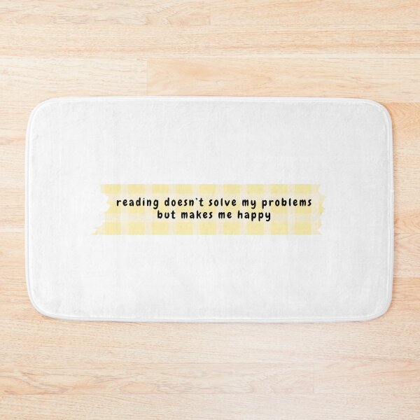 Item preview, reading doesn't solve my problem but makes me happy (light yellow version) designed and sold by Hi-kari.