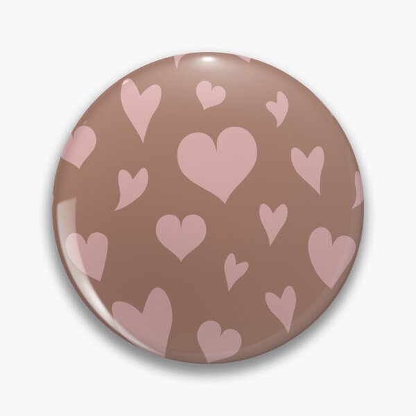 Item preview, Love Hearts Pattern - Mocha Rose designed and sold by Daniel Bevis Design.