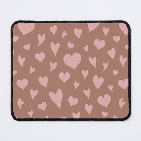 Item preview, Love Hearts Pattern - Mocha Rose designed and sold by Daniel Bevis Design.